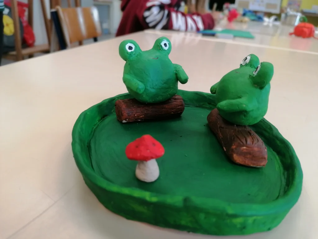 Modelages réalisés en stage avec Géraldine Cornière par un enfant sur Nantes, Rezé