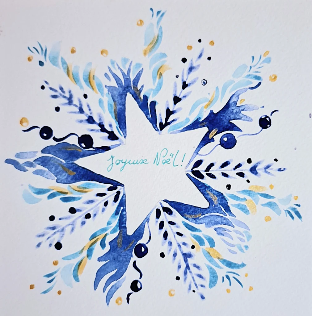 Stage aquarelle pour enfants, ados et adultes sur Rezé et Nantes pour cadeaux de noël.
