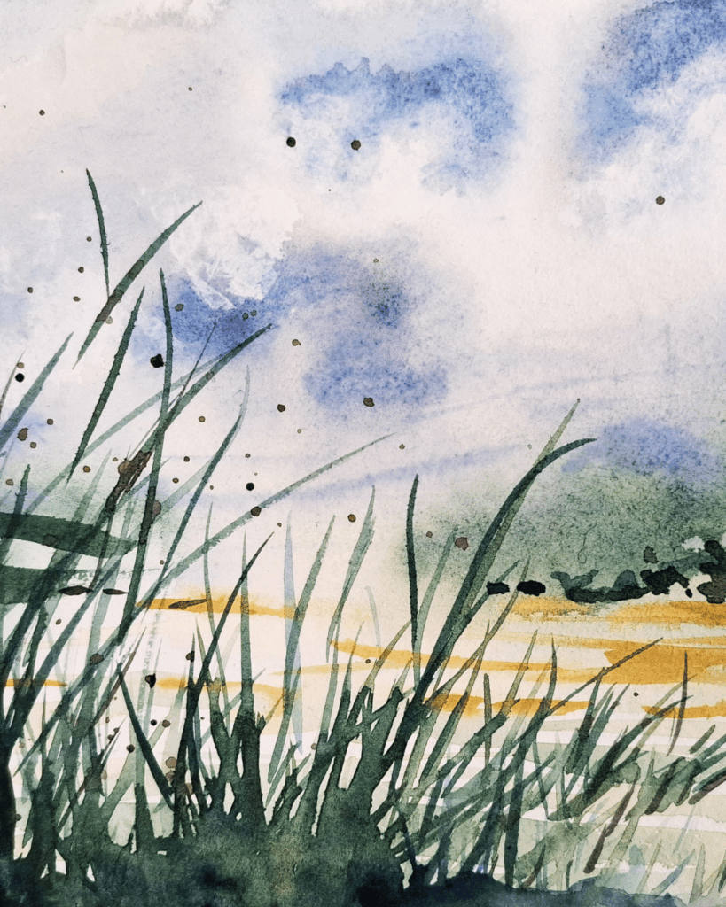 stage aquarelle adultes Rezé et Nantes pour débutants qui apprend à dessiner et peindre