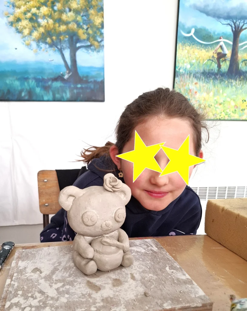 Modelage Kawaï pour apprendre à modeler la terre à Nantes et Rezé pour enfants